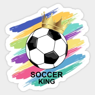 Soccer King - Soccer Ball Sticker